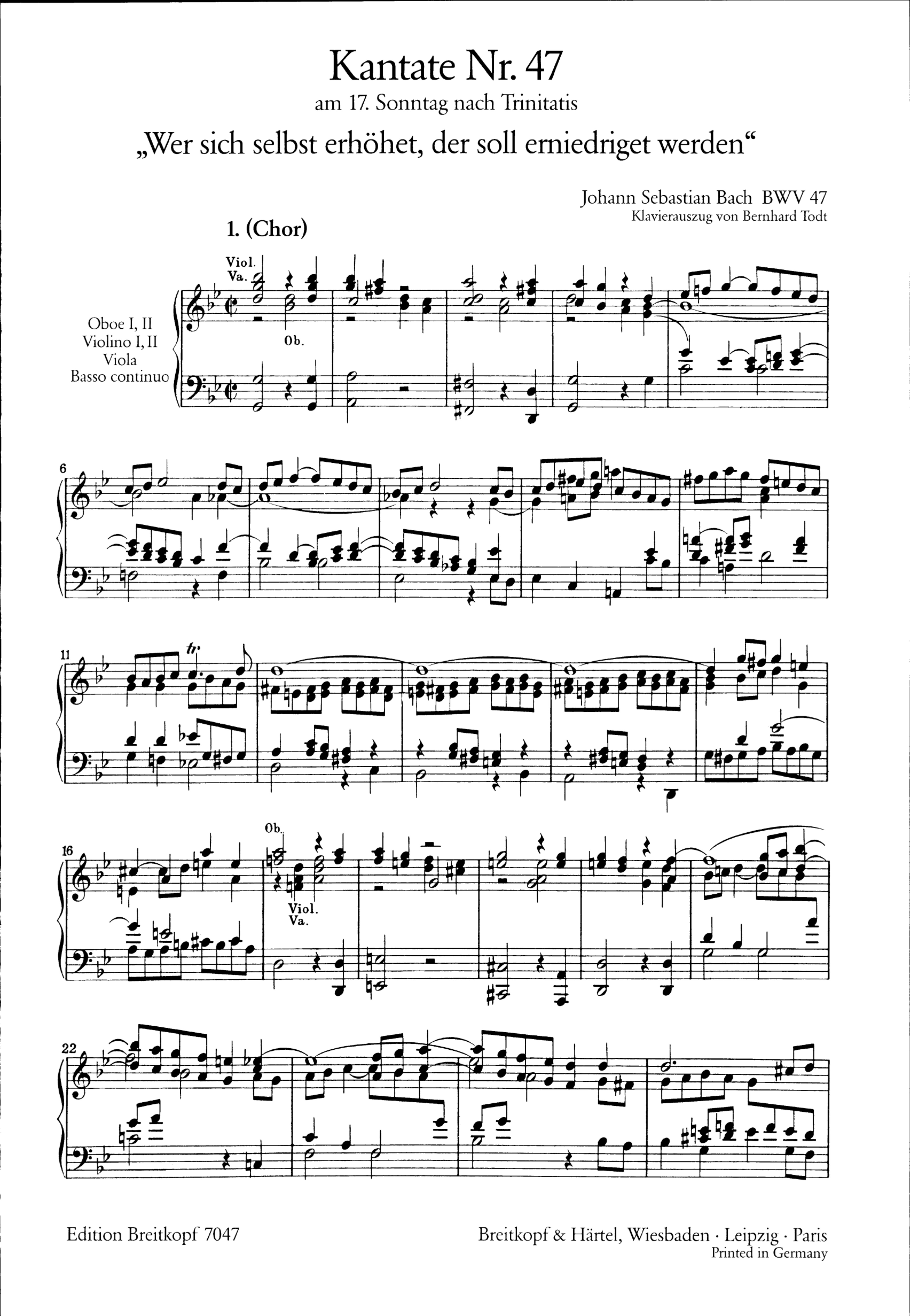 Wer sich selbst erhöhet der soll erniedriget werden