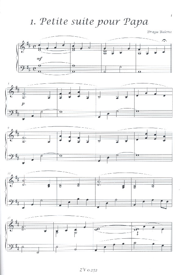 Piano pour l'après-midi