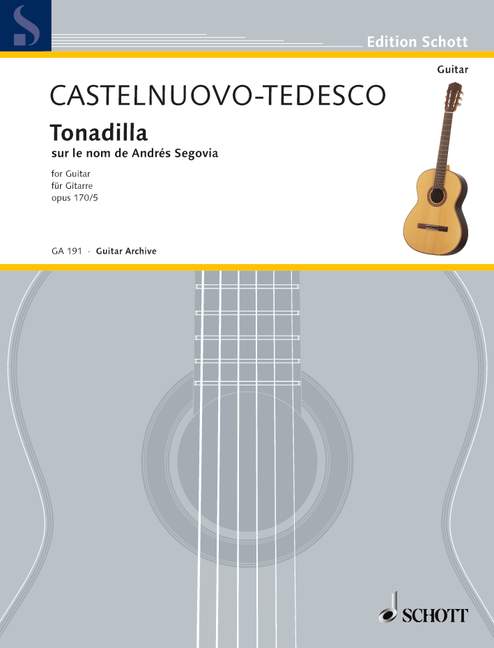 Tonadilla auf den Namen von Andres Segovia op.170,5