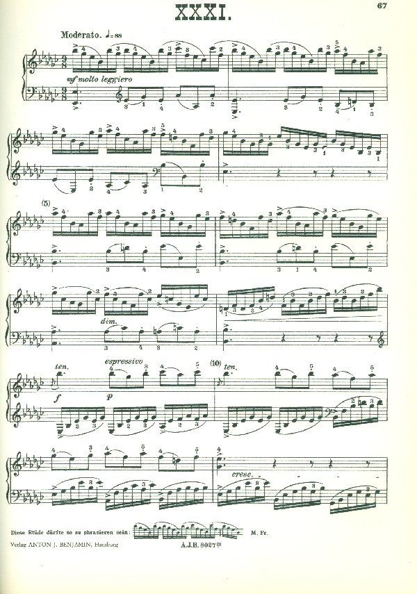 60 ausgewählte Etüden Band 3