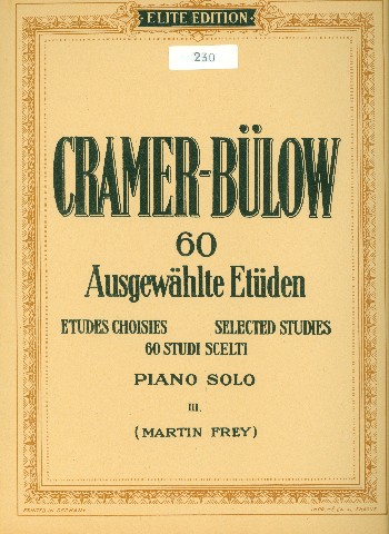 60 ausgewählte Etüden Band 3