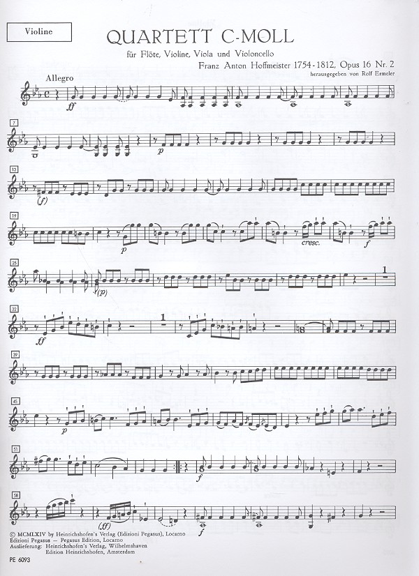 Quartett c-Moll op.16,2