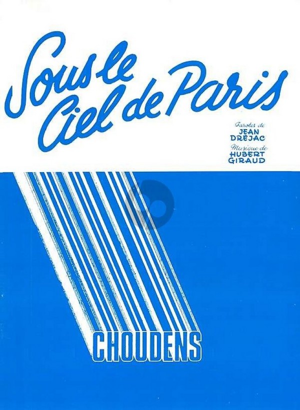 Sous le ciel de Paris: pour chant