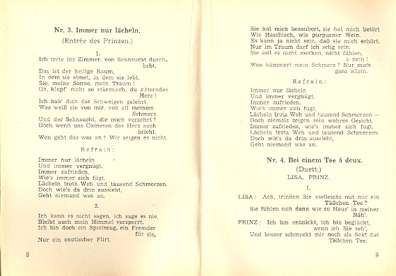 Das Land des Lächelns