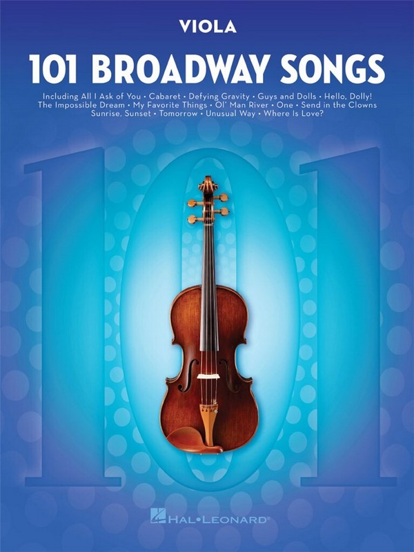 101 Broadway Songs
