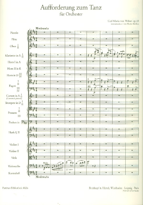 Aufforderung zum Tanz op.65