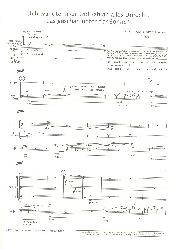 Ich wandte mich und sah an alles Unrecht, das geschah unter der Sonne