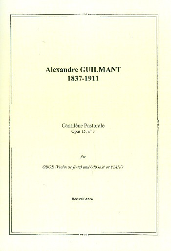 Cantilène pastorale op.15,3