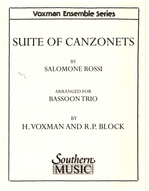Suite of Canzonets