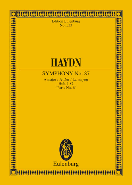 Sinfonie A-Dur Nr.87 Hob.I:87
