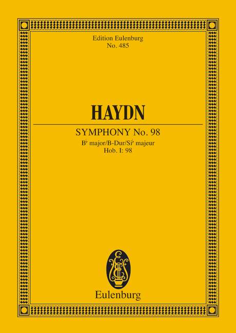 Sinfonie B-Dur Nr.98 Hob.I:98