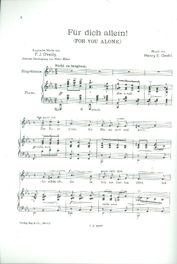 Für dich allein