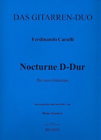 Nocturne D-Dur op.90,2 für 2 Gitarren