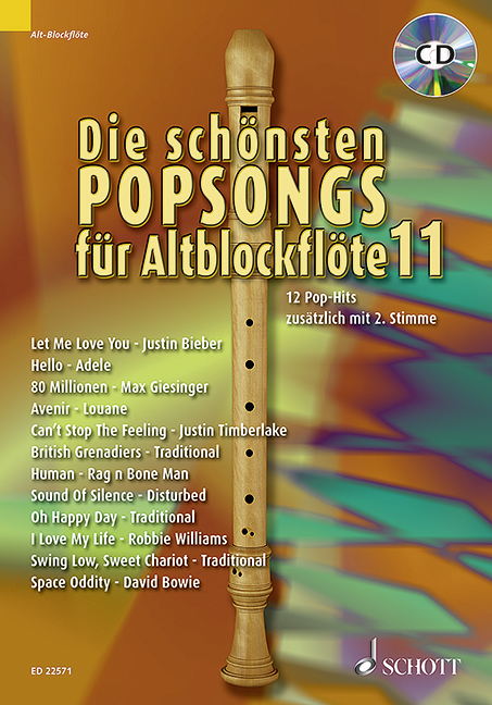 Die schönsten Popsongs Band 11 (+CD)