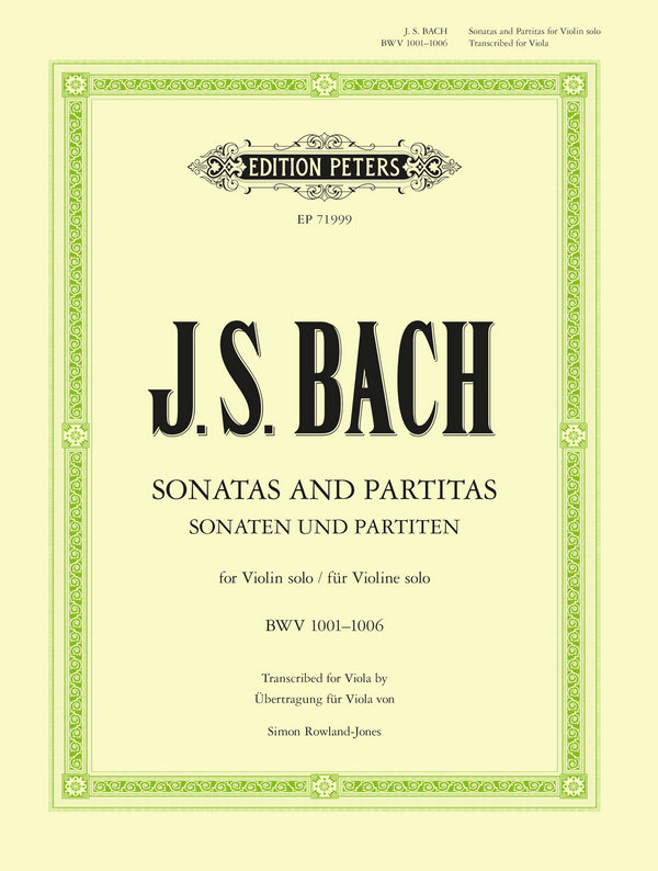 Sonaten und Partiten BWV1001-1006