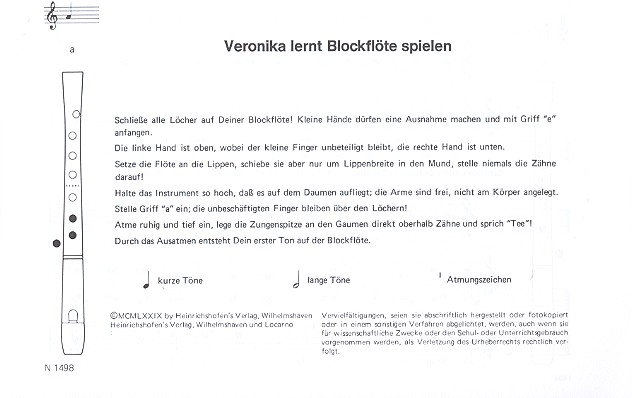 Die goldene Blockflötenschule Band 1