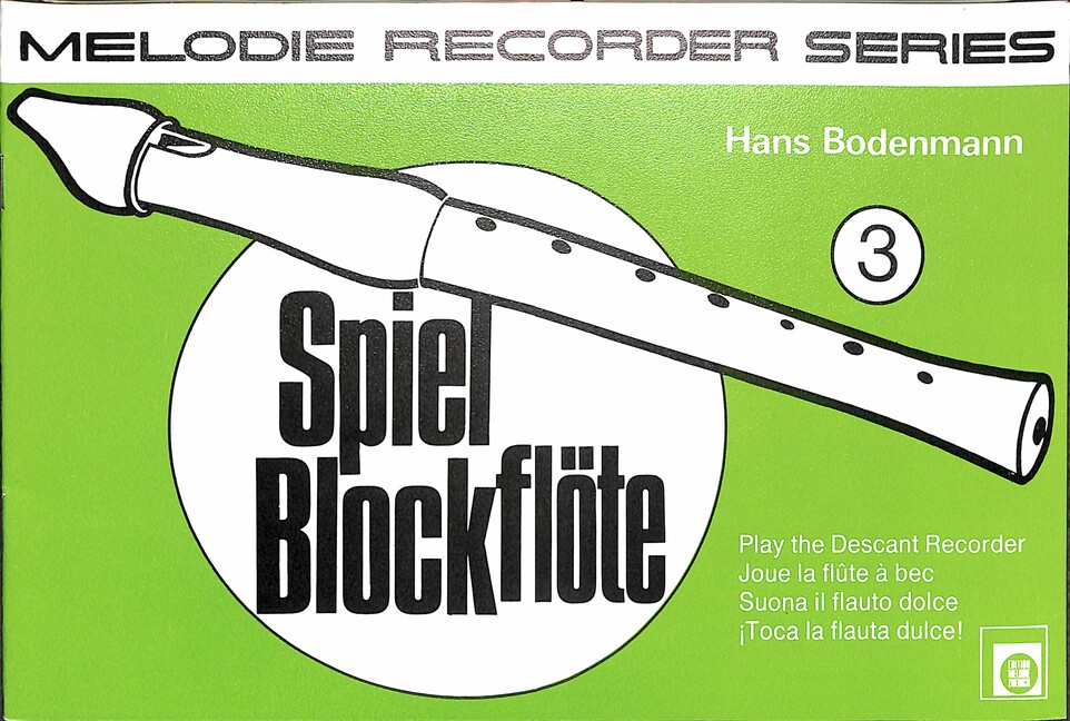 Spiel Blockflöte Band 3 Ergänzungsheft