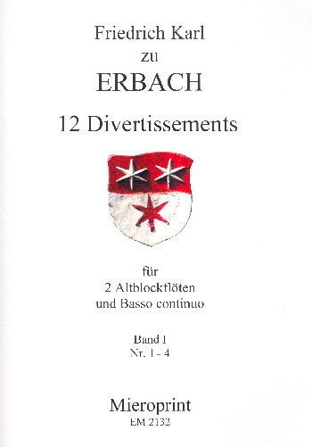 12  Divertissements Band 1 (Nr.1-4)