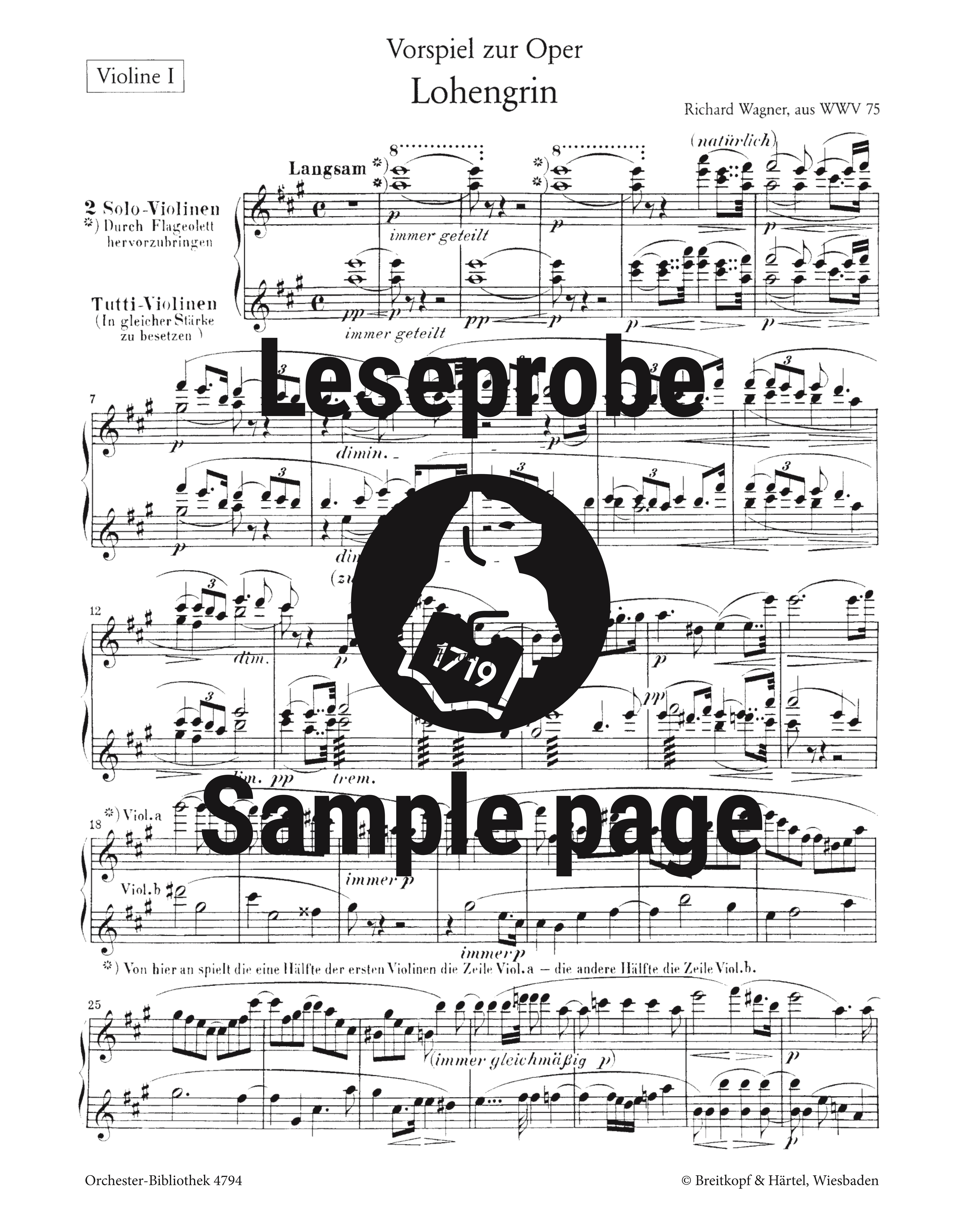 Lohengrin Ouvertüre