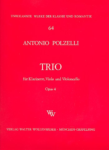 Trio op.4 für Klarinette, Viola