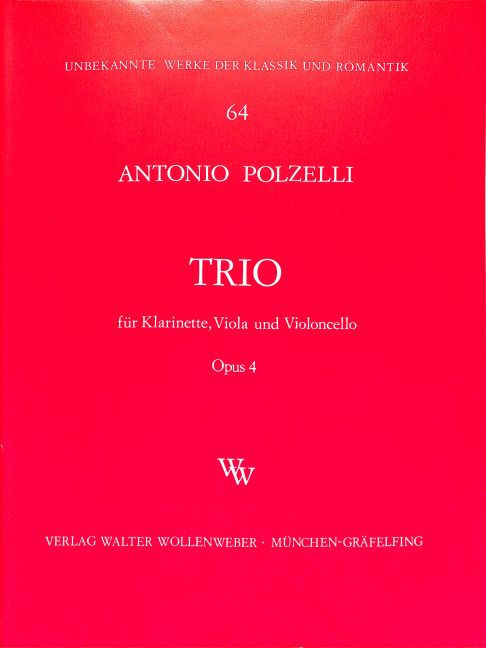Trio op.4 für Klarinette, Viola