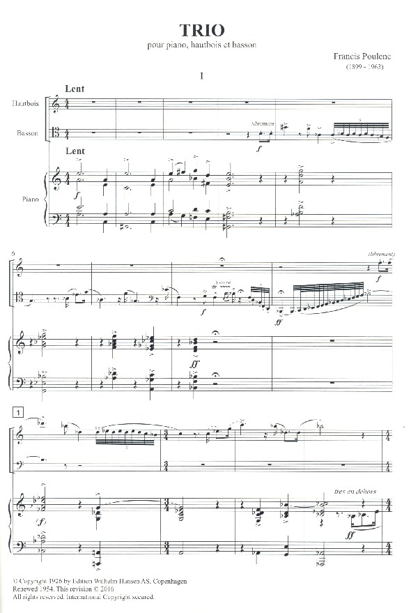 Trio (based on manuscript 1928)