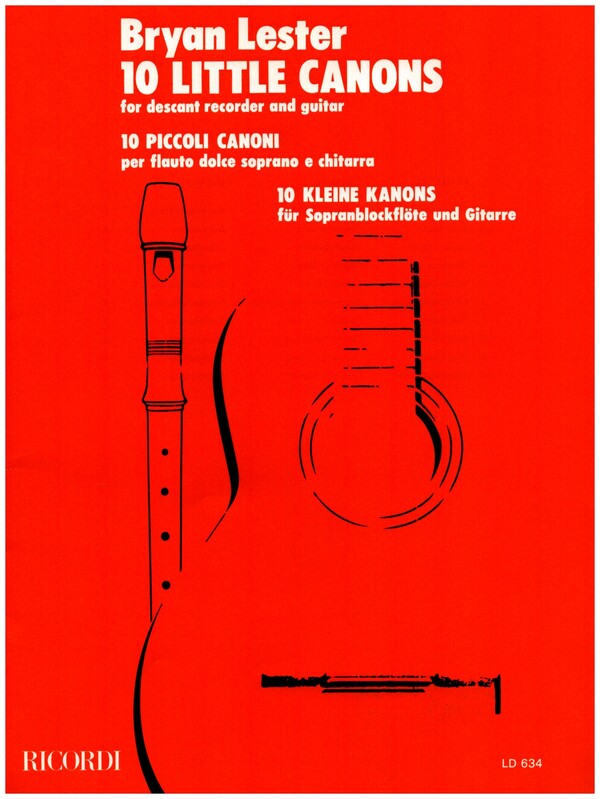TEN LITTLE CANONS FOR DESCANT RE-