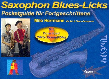 Pocketguide - Saxophon Blues Licks (+MP3-Download)