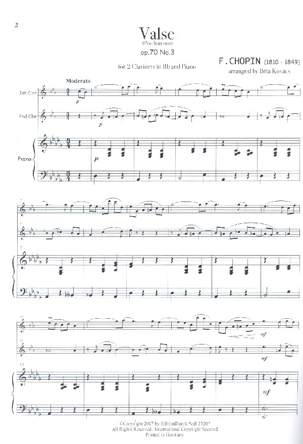 Valse op.70,3