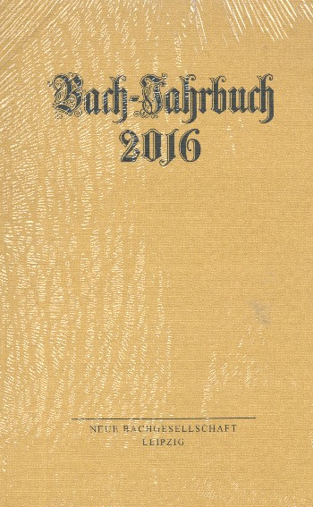 Bach-Jahrbuch 2016