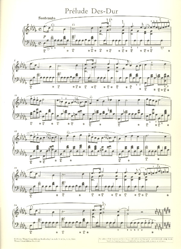 Prelude Des-Dur op.28,5