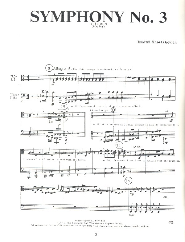 Orchestral Excerpts vol.1 - symphonies no.3 and 4