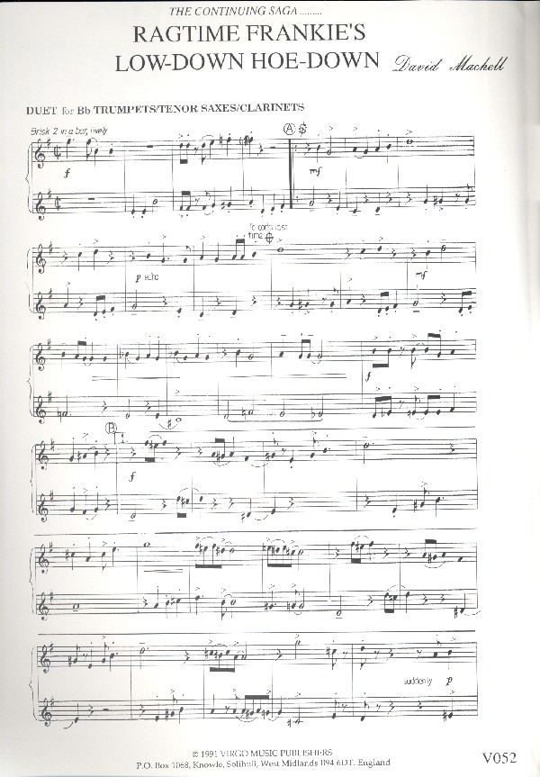Ragtime Frankie's Low-down Hoe-down