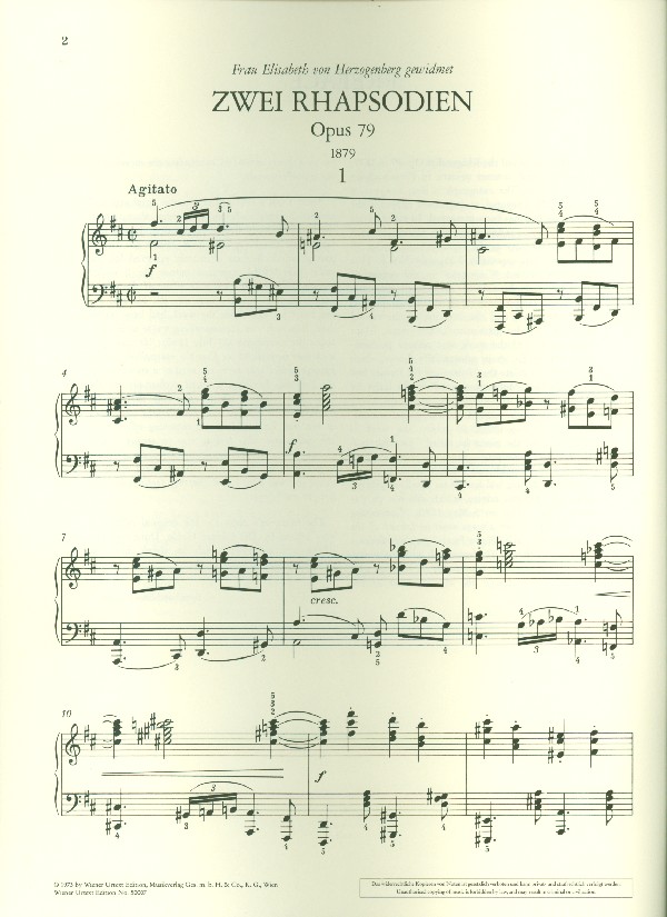 2 Rhapsodien op.79