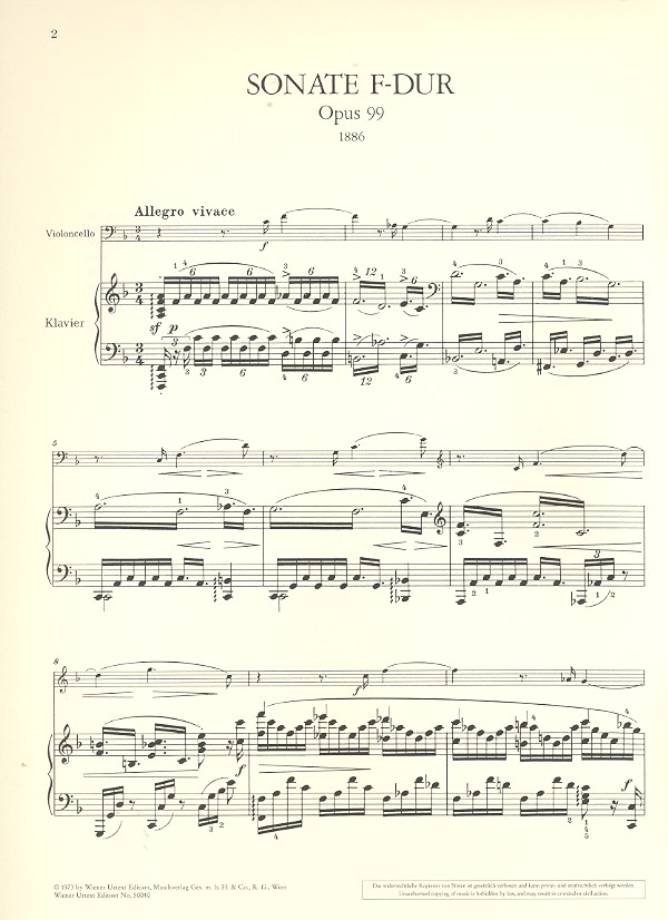 Sonate F-Dur op.99