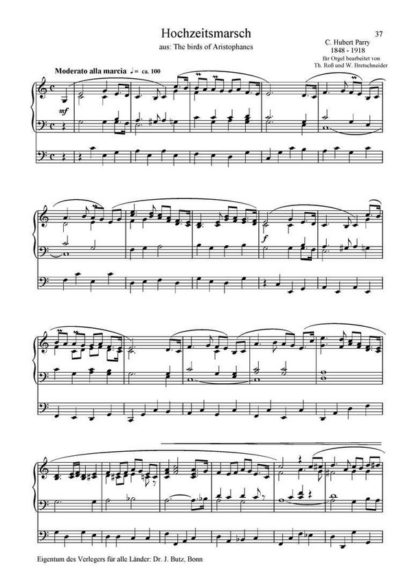 Festliche Orgelmusik zur Trauung Band 2