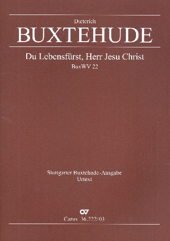 Du Lebensfürst Herr Jesu Christ BuxWV22