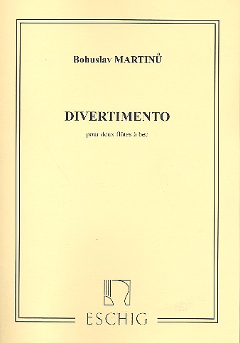 Divertimento pour 2 flûtes à bec