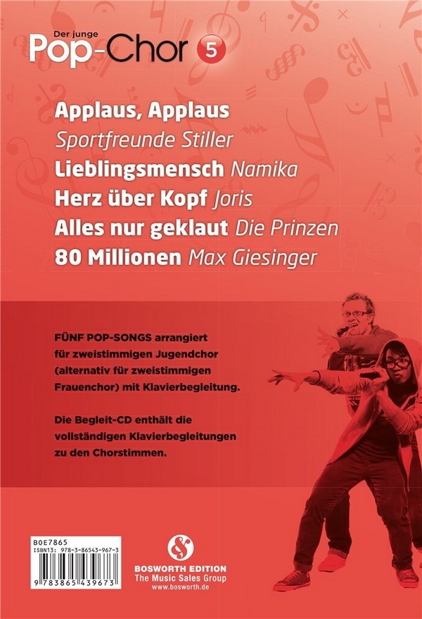 Der junge Pop-Chor Band 5 (+CD)