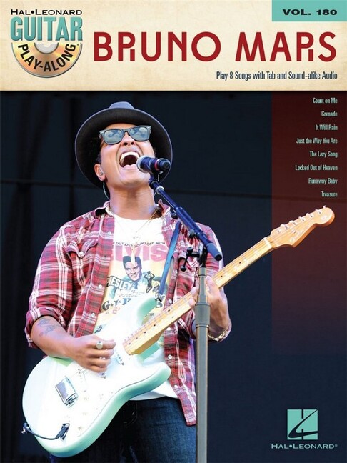 Bruno Mars (+CD): guitar playalong vol.180