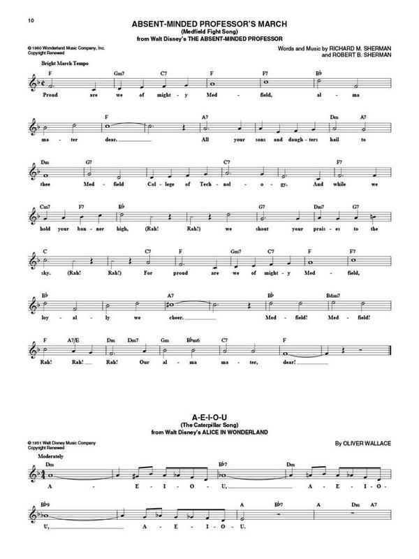 Disney Fake Book: C-Edition