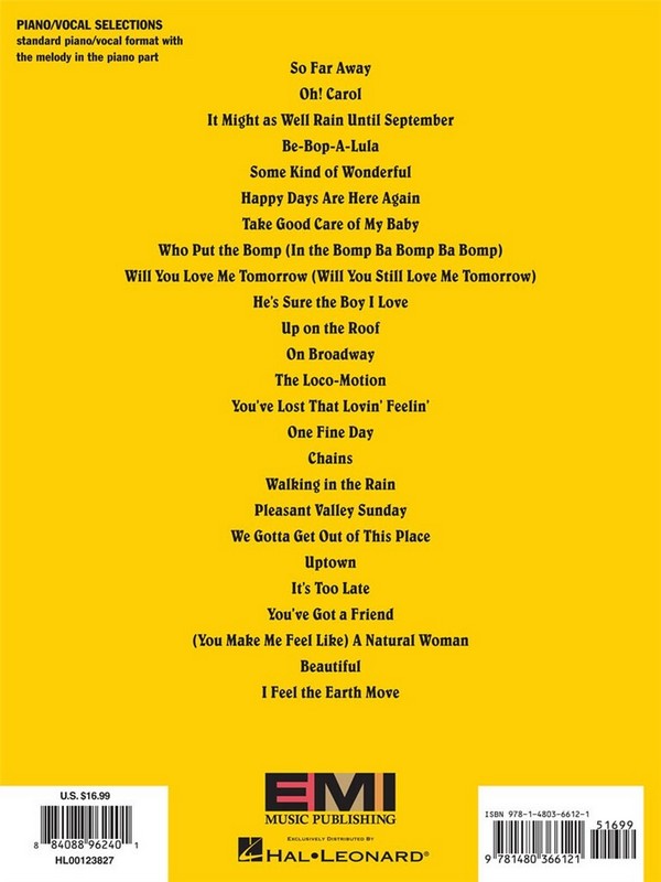 Beautiful The Carole King Musical (Vocal Selections)