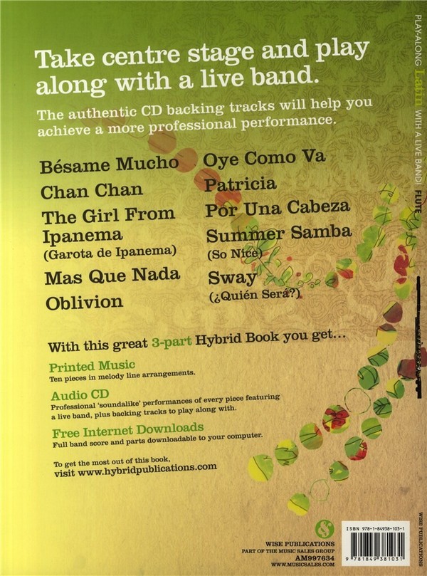 Playalong Latin with a Live Band (+Online Audio)