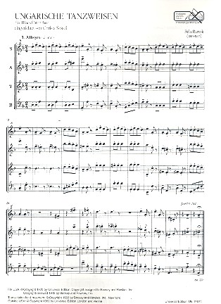 Ungarische Tanzweisen