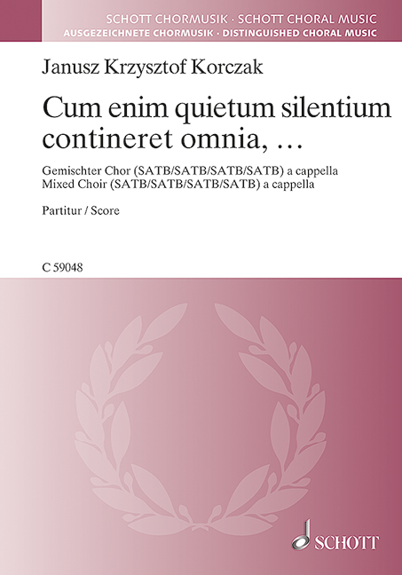 Cum enim quietum silentium contineret omnia