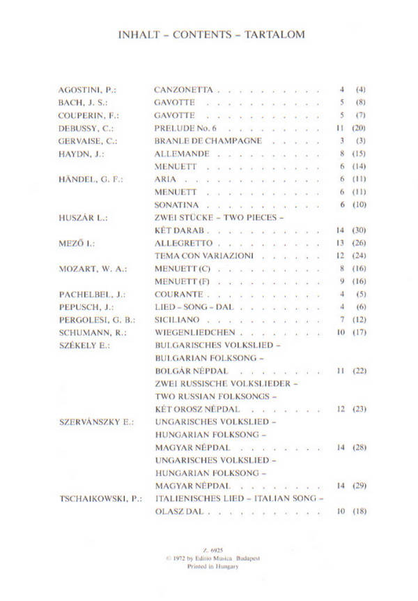 Oboenmusik für Anfänger