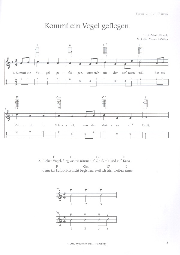 Mit der Ukulele durch das Jahr