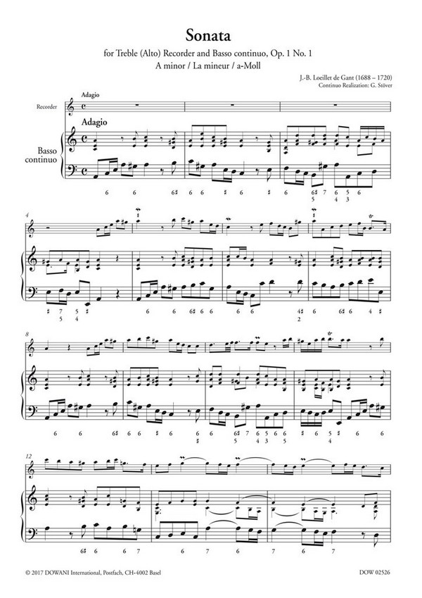 Sonate a-Moll op.1,1 (+CD)