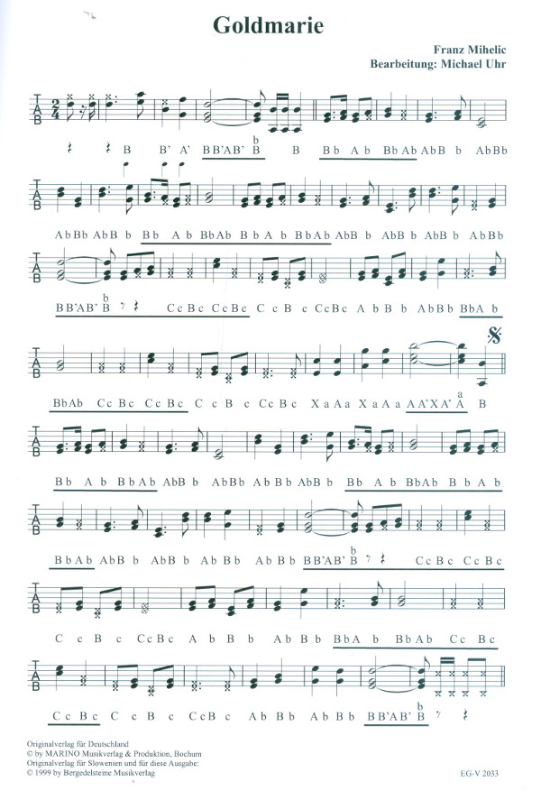 Legendäre Melodien im Oberkrainer Arrangement 1