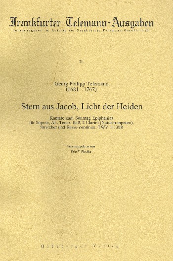 Stern aus Jacob Licht der Heiden TWV1:1398